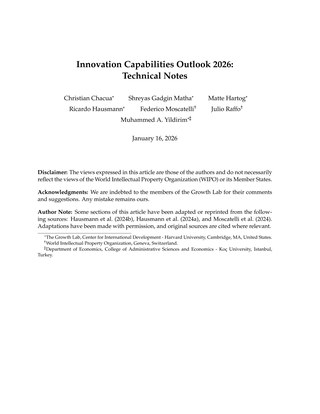 Innovation Capabilities Outlook 2026: Technical Notes